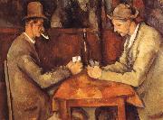 Paul Cezanne Card players painting